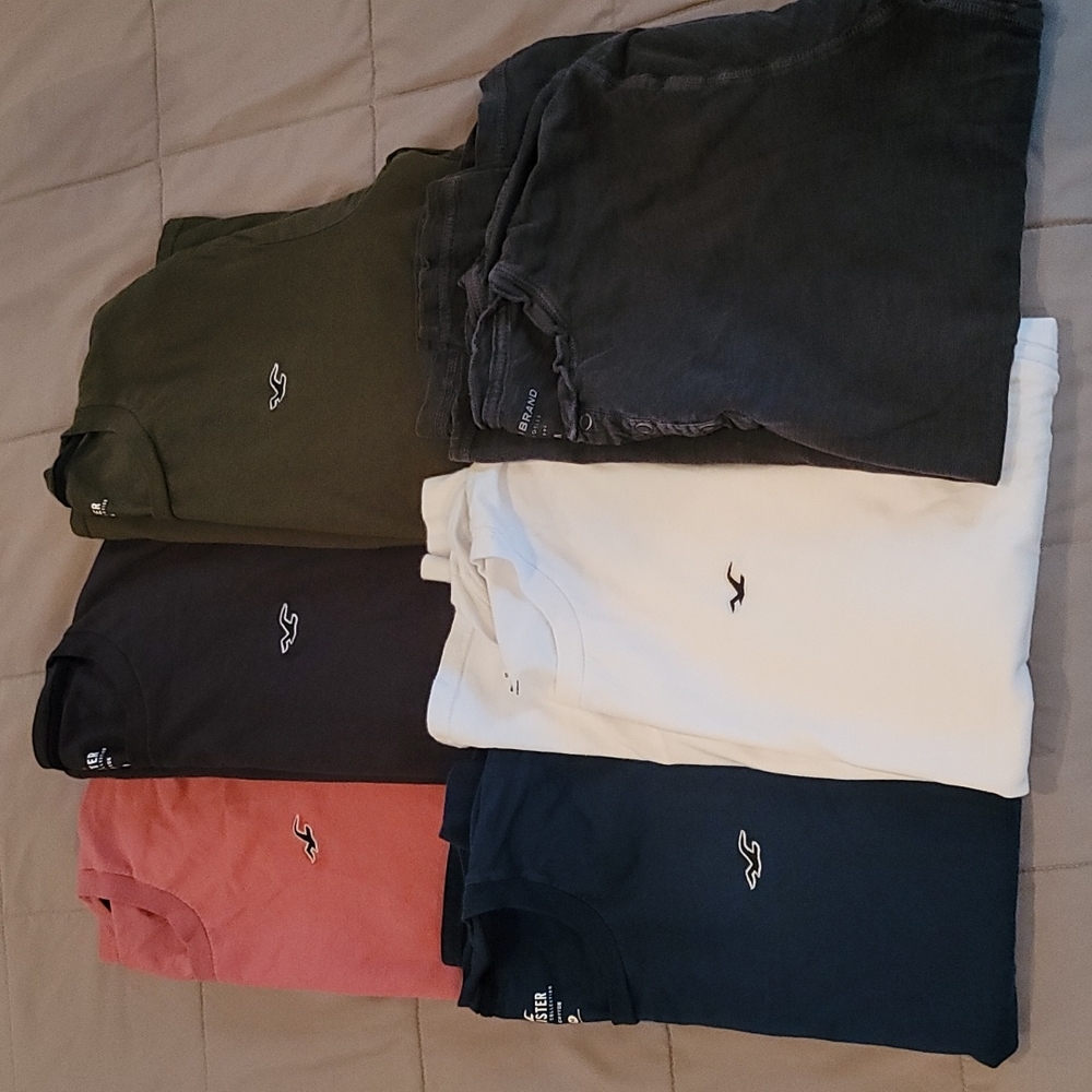 Hollister Men's t-shirts (6) long sleeve